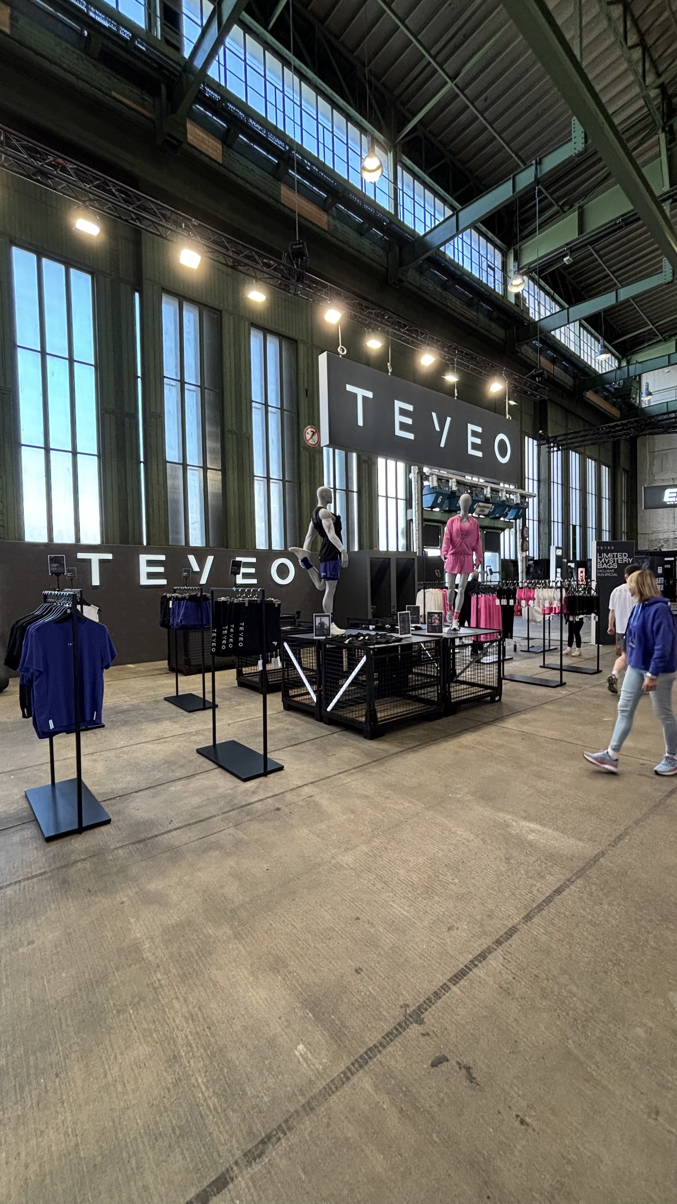 Teveo Berlin Marathon Expo Messestand